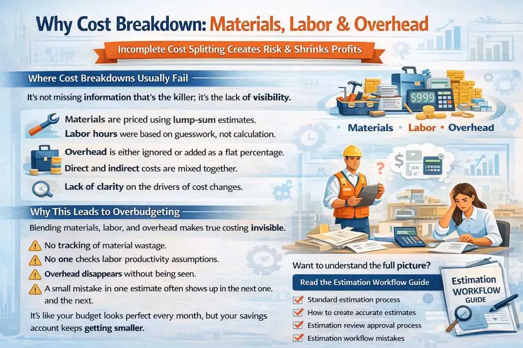 Cost breakdown infographic