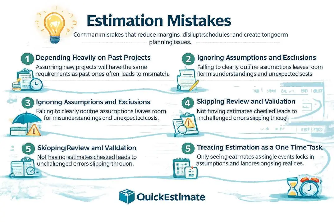 Common estimation mistakes