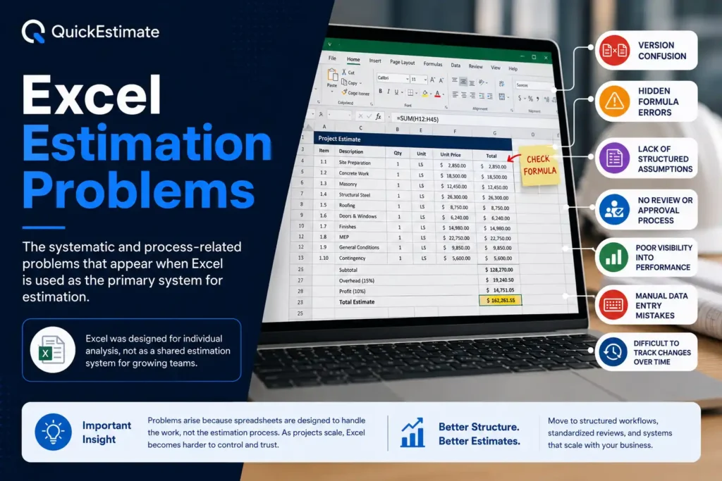 Excel estimation problems