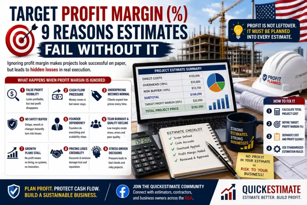 Target Profit Margin (%): 9 Reasons Estimates Fail Without It