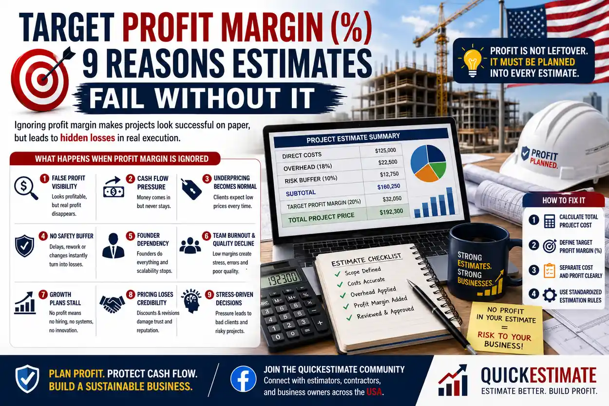 Target Profit Margin (%): 9 Reasons Estimates Fail Without It