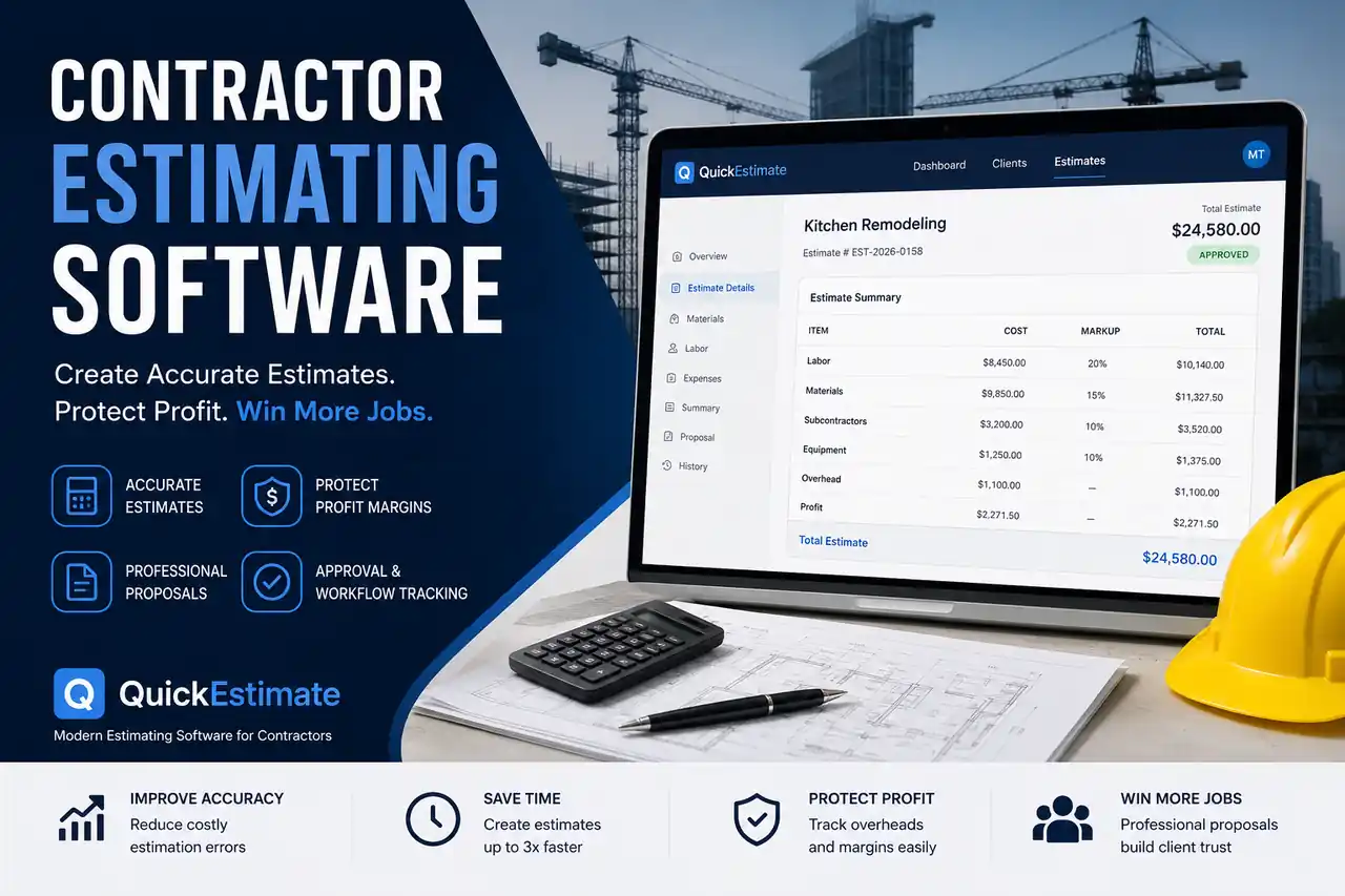 Best Contractor Estimating Software for Accurate Construction Estimates