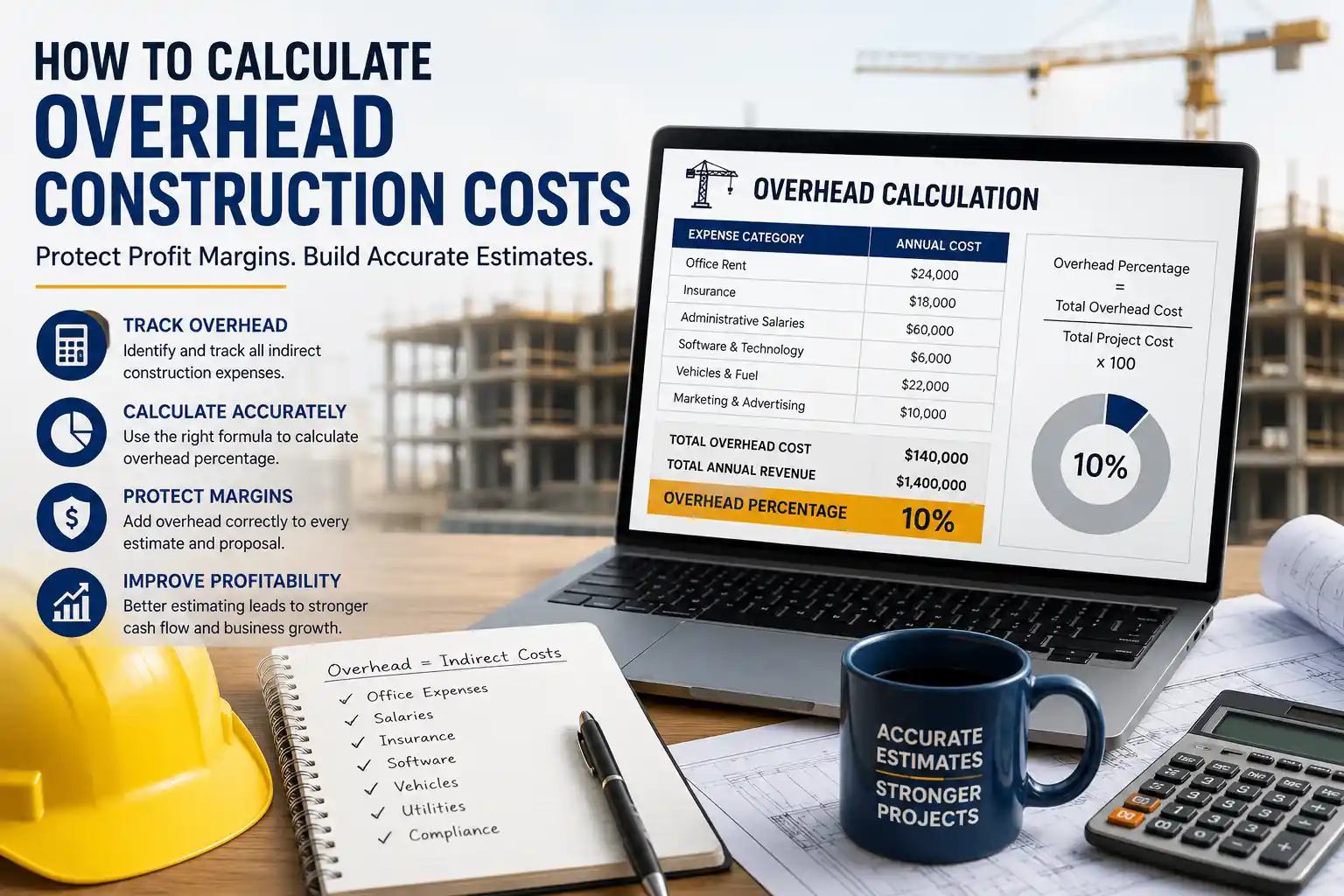 How to Calculate Overhead Construction Costs Accurately