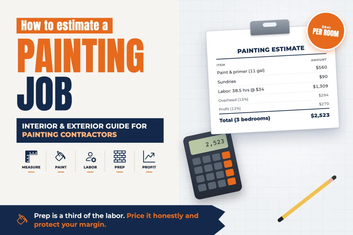 How to Estimate a Painting Job: Interior and Exterior Guide