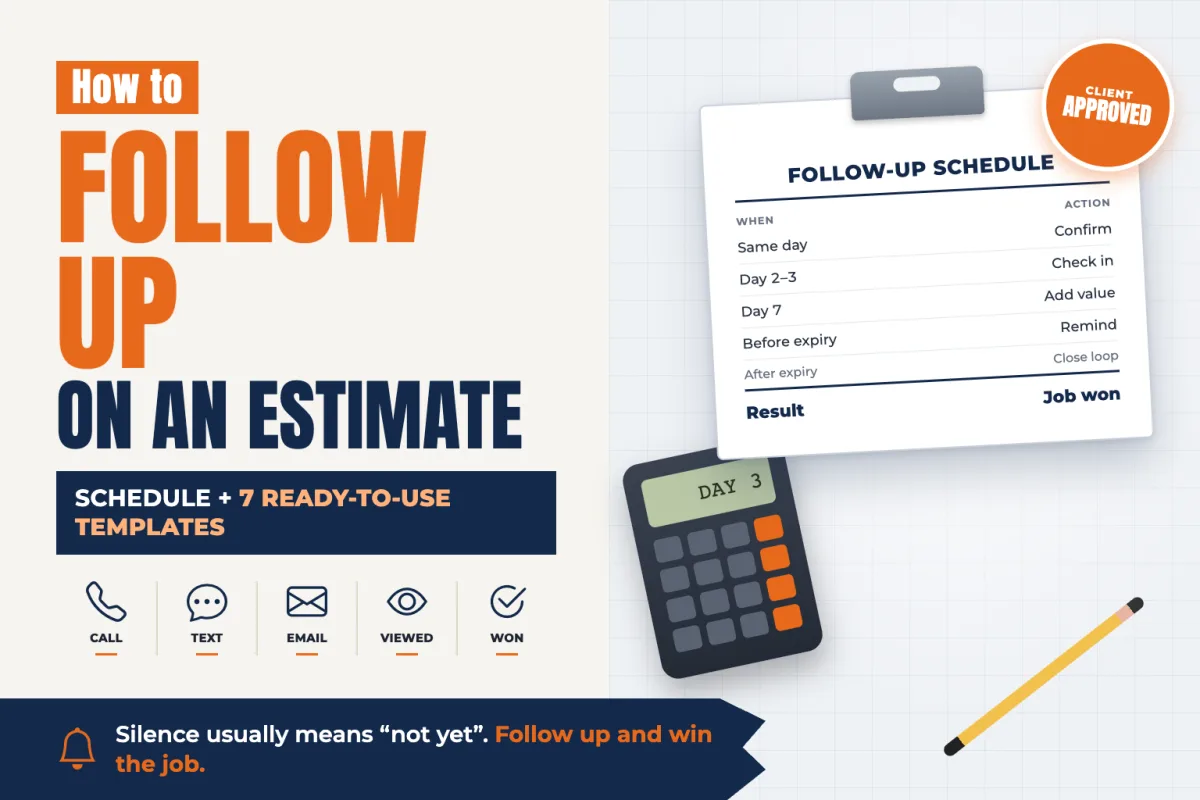 How to Follow Up on an Estimate (Without Being Pushy)